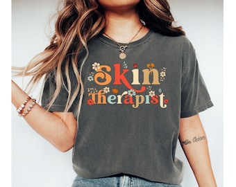 Esthetician Shirt Gift, Skincare Shirts, Aesthetician Shirt, Skin Shirt, Cosmetologist Shirt, Gifted Esthetician, Floral Comfort Colors Tee