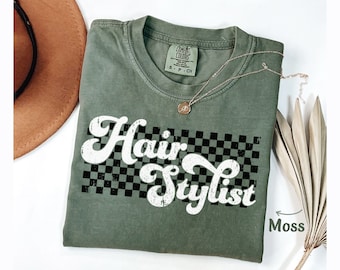 Hair Stylist Shirt, Hair Dresser Shirts, Hairstylist Gift for Hairdresser Hair Stylist Hairstylist Shirt for Hair Salon Retro Comfort Colors