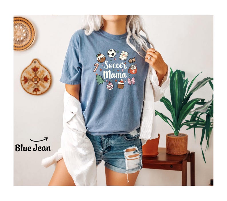 Christmas Soccer Mama Shirt, Soccer Mom Shirt, Soccer Mama Tee, Soccer