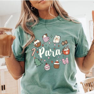 Christmas Paraprofessional Shirt, Para Shirt Para Gift for Paras Tee Tshirt Paraeducator Para Teacher Shirt Cute Para Comfort Colors® Shirts