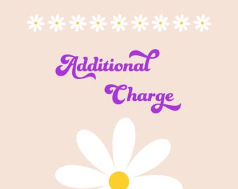 Additional charge for a second design added to the back or the sleeve of a shirt