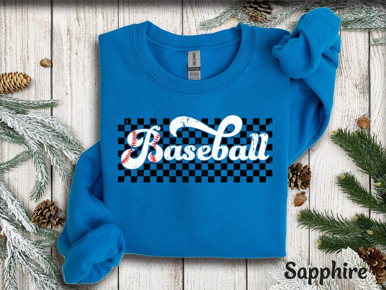 Baseball Crewneck Sweatshirt, Baseball Hoodie, Vintage Baseball Shirt Gift Retro Baseball Sweater, Baseball Hoody, Baseball Mom Sweatshirt Bild 10