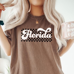 Retro Florida Shirt, Florida Tee, Vintage Florida Shirts, Florida Vacation Shirt Florida Tshirt Florida Gift for Florida Trip Comfort Colors