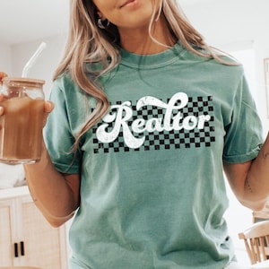 Realtor Shirt Gift for Realtor Closing Gift for Real Estate Agent Shirt Retro Real Estate Shirt Realtor Appreciation Gift Comfort Colors Tee
