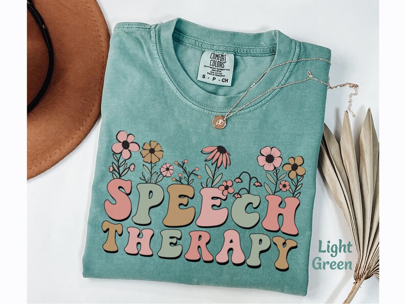 Speech Therapy Shirt for SLP Shirt Gift Speech Language Pathologist Shirt for Speech Therapist Tee Speech Pathologist Tshirt Comfort Colors® image 2