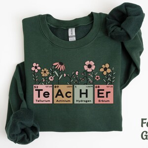 Science Teacher Sweatshirt Gift for Chemistry Teacher Sweater, Physics Teacher Gift, Math Teacher Sweater, Periodic Table Crewneck, Hoodie