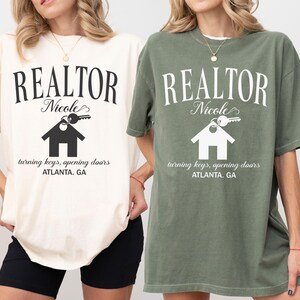 Custom Realtor Shirt Personalized Realtor Tee Realtor Closing Gift Real Estate Agent Shirt Retro Real Estate Shirt Realtor Comfort Colors