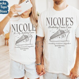 Custom Birthday Cruise Shirts Birthday Cruising Crew Shirts 2025 Matching Cruise 30th Birthday Party Birthday Family Cruise Comfort Colors