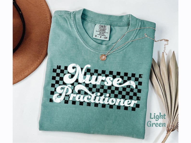 NP Shirt Gift for NP Nurse Shirt for Nurse Practitioner Shirt, Np Graduation Gift, Retro Np Nurse Appreciation Gift, Comfort Colors Shirts image 3