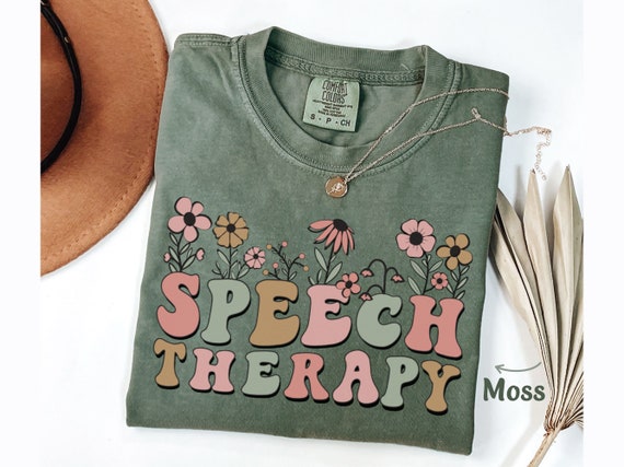 Speech Therapy Shirt for SLP Shirt Gift Speech Language Pathologist Shirt for Speech Therapist Tee Speech Pathologist Tshirt Comfort Colors®