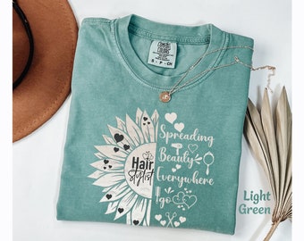 Comfort Colors® Hair Stylist Shirt, Salon Shirts, Hairstylist Gift for Hairdresser Funny Hair Dresser Shirt Cosmetology Graduation Gift
