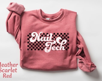 Nail Tech Sweatshirt, Gift for Nail Tech Hoodie Nail Salon Gift Nail Artist Sweatshirt Nail Technician Sweater, Manicurist, Cosmetology Gift