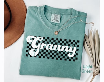 Granny Shirt for Granny Gift Shirt, Retro Granny Tshirt, Cute Gift from Grandkids, Crewneck New Granny Shirts for Grandma Comfort Colors Tee