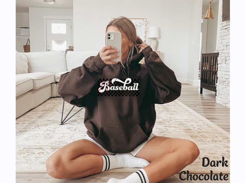 Baseball Crewneck Sweatshirt, Baseball Hoodie, Vintage Baseball Shirt Gift Retro Baseball Sweater, Baseball Hoody, Baseball Mom Sweatshirt Bild 8
