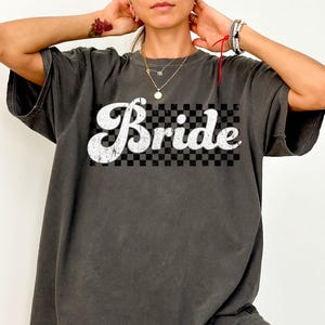 Comfort Colors Bride Shirt for Bride Tshirt, Bride Bachelorette Party Shirt, Tee, Gift for Bride Wedding Shirts, Cute Bridal Shower T-shirt image 1