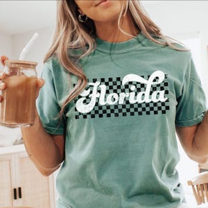 Retro Florida Shirt, Florida Tee, Vintage Florida Shirts, Florida Vacation Shirt Florida Tshirt Florida Gift for Florida Trip Comfort Colors