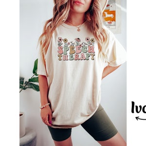 Speech Therapy Shirt for SLP Shirt Gift Speech Language Pathologist Shirt for Speech Therapist Tee Speech Pathologist Tshirt Comfort Colors® image 6