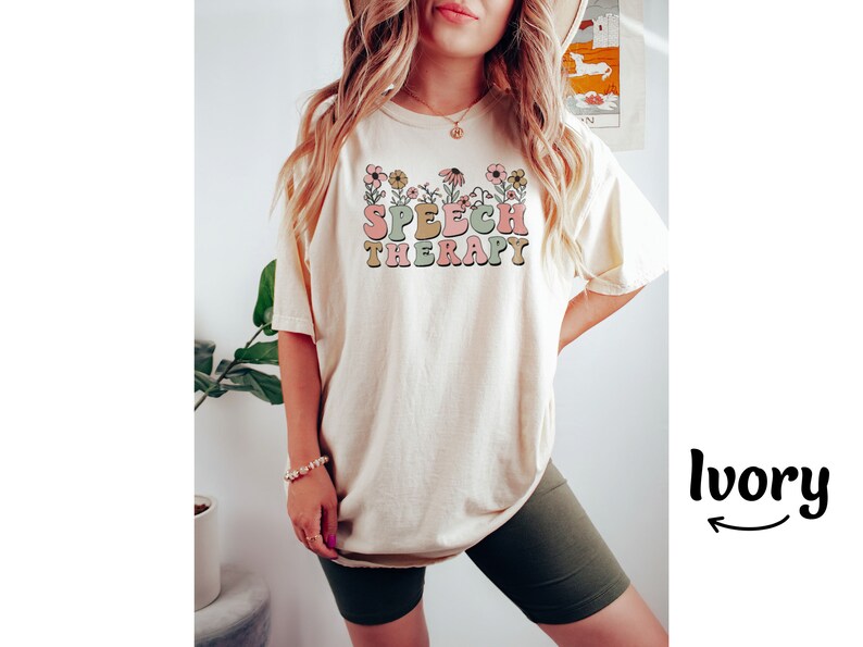 Speech Therapy Shirt for SLP Shirt Gift Speech Language Pathologist Shirt for Speech Therapist Tee Speech Pathologist Tshirt Comfort Colors® image 6