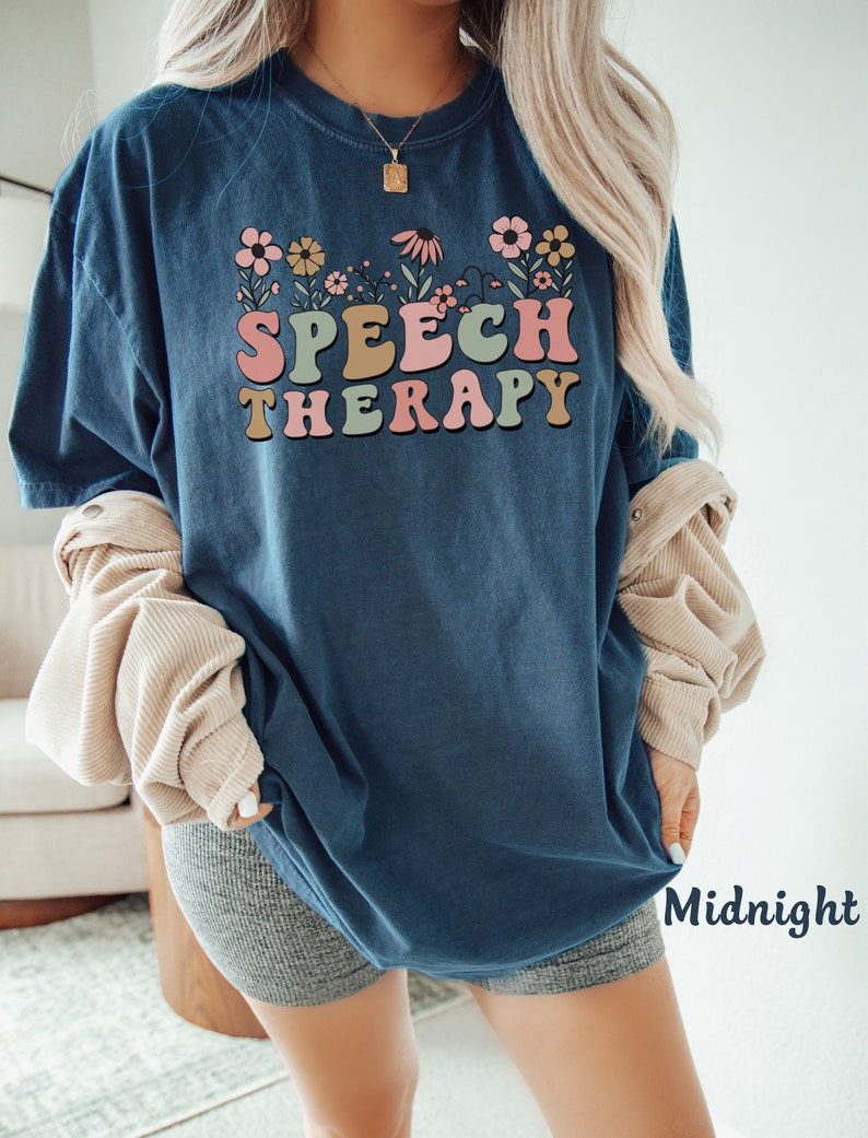 Speech Therapy Shirt for SLP Shirt Gift Speech Language Pathologist Shirt for Speech Therapist Tee Speech Pathologist Tshirt Comfort Colors® image 4