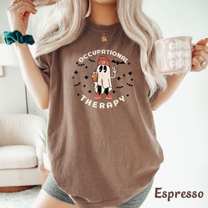 Halloween Occupational Therapy Shirt, OT Shirts, OT Gift, Occupational Therapist Gift, Retro Ghost Ot Tee, Vintage Ot Tshirt, Comfort Colors image 6