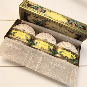 フランスアンティーク　ロジェ　ガレ 　サボンボックス フランス 1930-40年代 アンティーク ロジェガレ ラベンダー 石鹸 紙箱