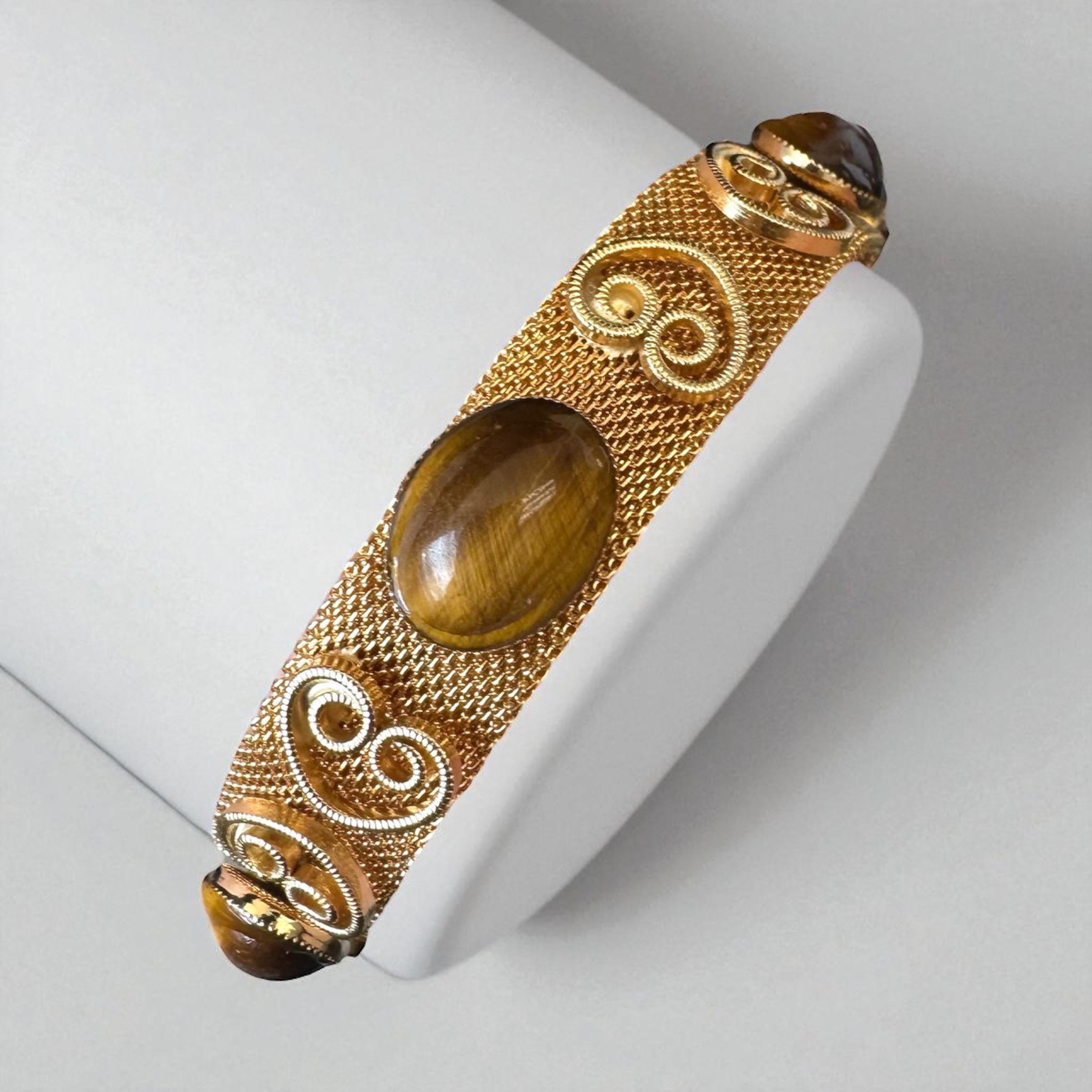 Vintage Cabochon Chain Belt - Etsy display picture 3
