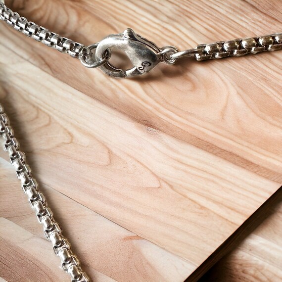 Signed Designer Silver Tone Arrowhead Fringe Tass… - image 3