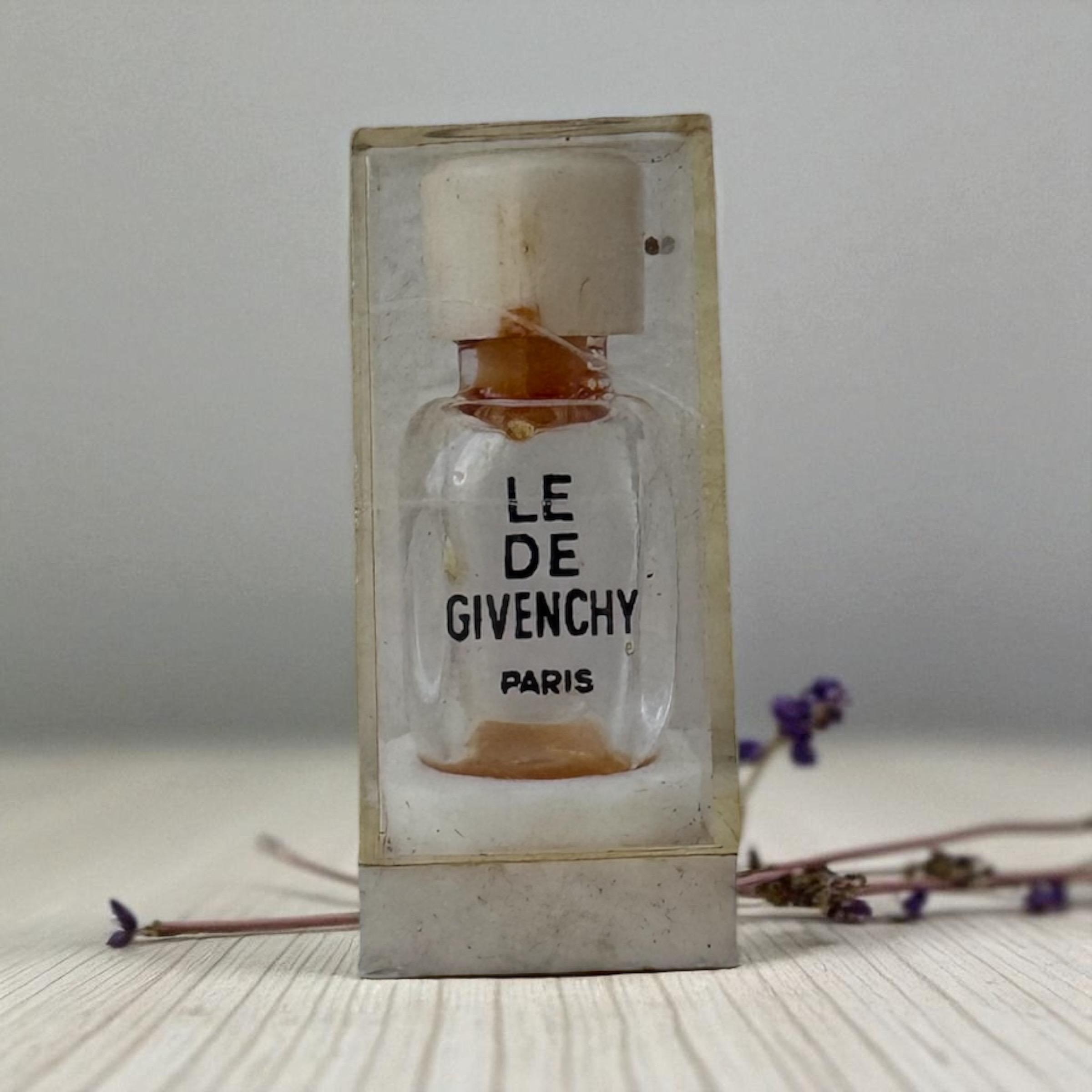 ヴィンテージ ミニ LE DE GIVENCHY 香水瓶 - 空 - パリ フランス