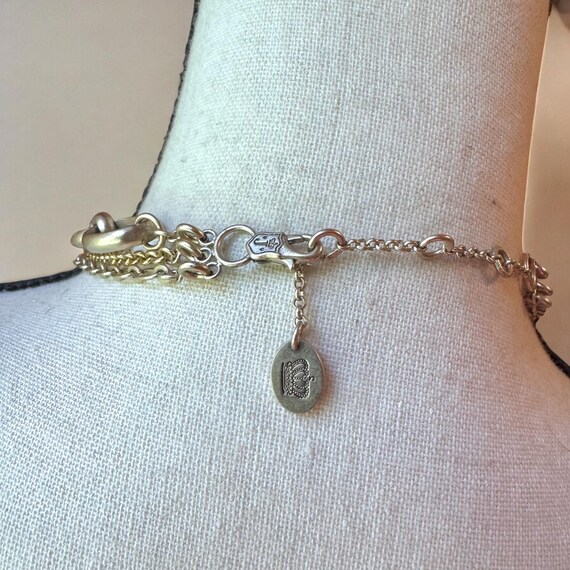 Y2k Vintage Juicy Couture Multi Chain Bird Rhines… - image 3
