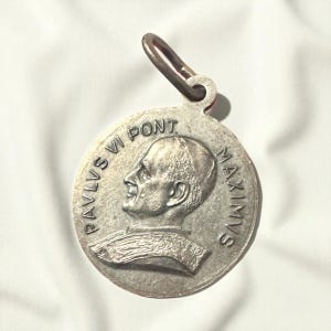 Religious Pope Paulus VI - Anno Santo 1975 - Holy Year - Catholic medal pendant - charm