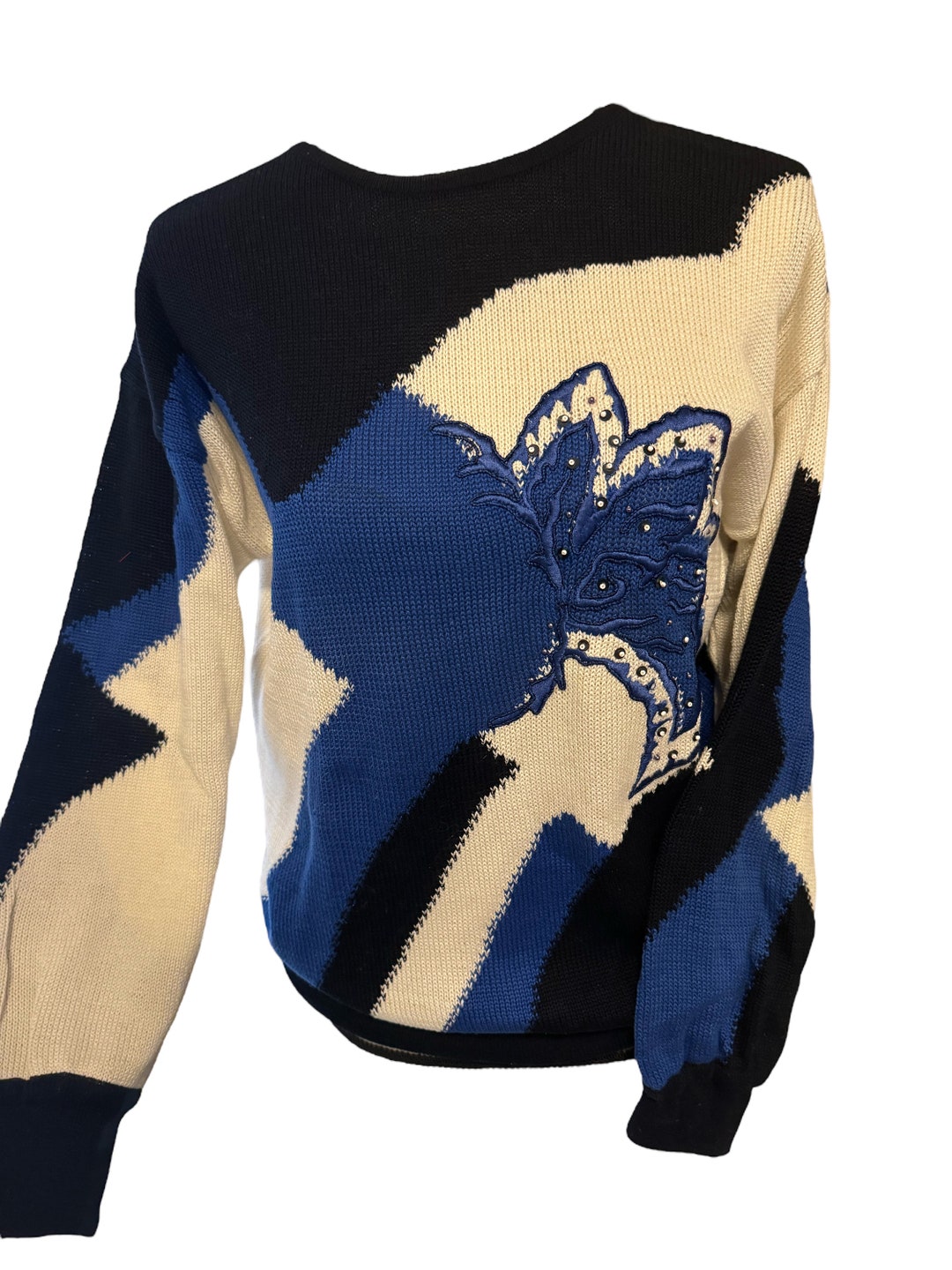 Vintage 80s Escada Colorblock W.germany Embroidered Seed Beaded Heavy ...