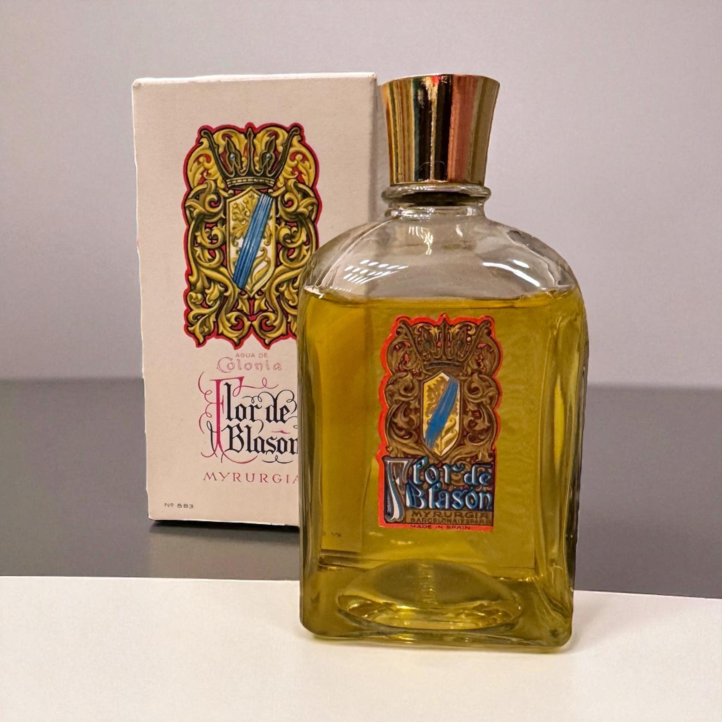 Vintage Myrurgia Flor De Blason Aqua De Colonia 4 Oz Old Batch - Etsy