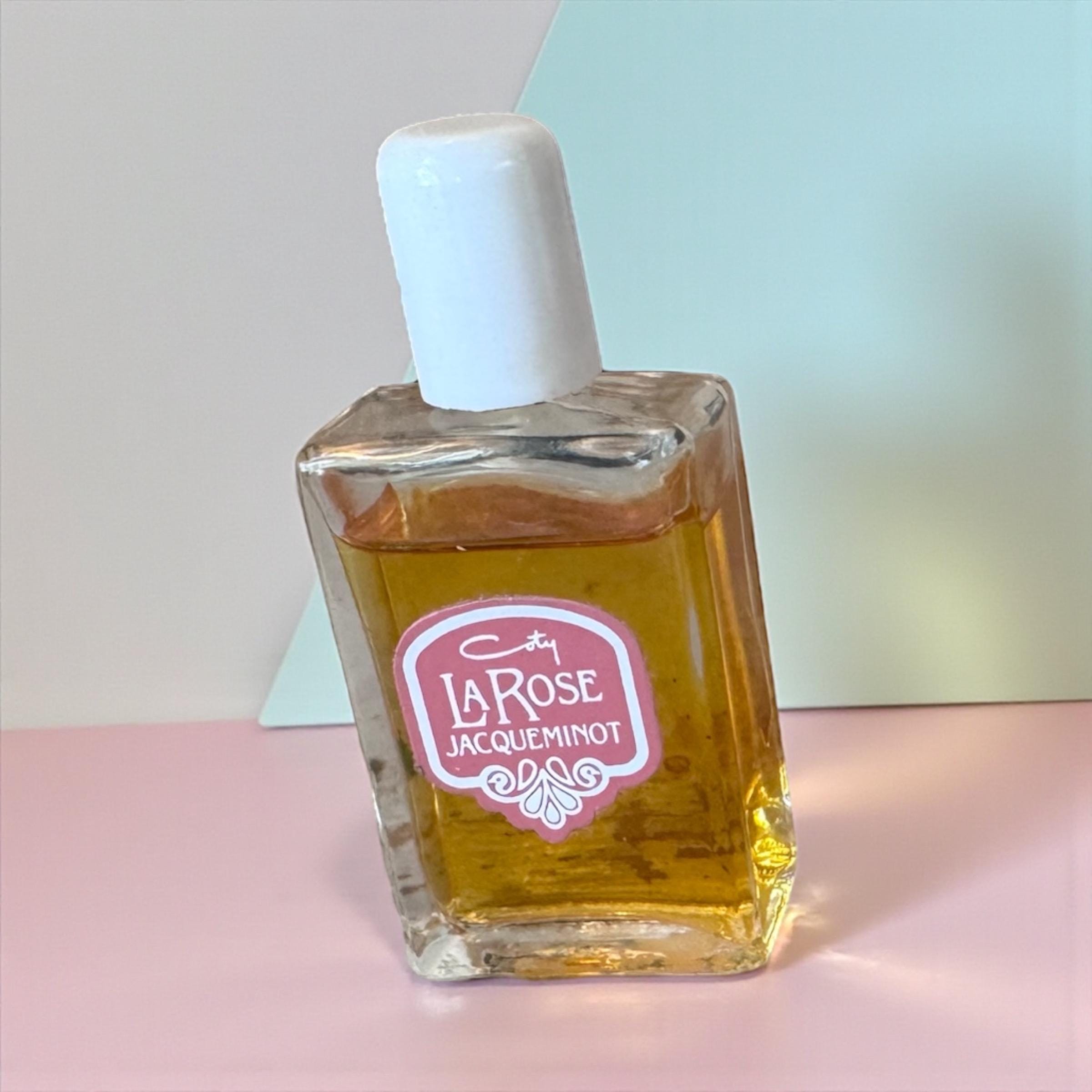 Vintage Coty La Rose Jacqueminot Eau De Parfum 0.3 Fl Oz Perfume