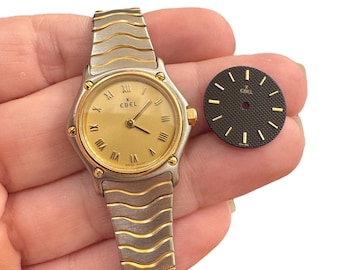 Ebel Watch/ladies Vintage Watch – 18K Gold Watch/stainless Watch