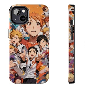 Giorno Haikyuu Wiki Manga Case for iPhone Silicone Cubre Anime