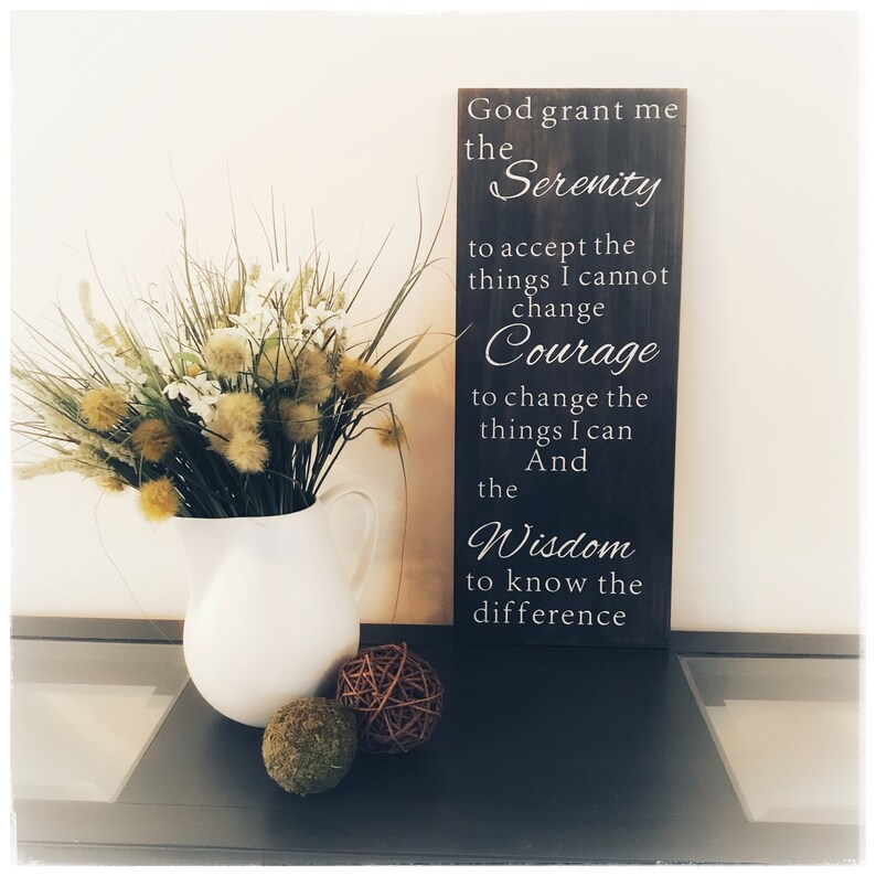 serenity-prayer-wood-sign-large-wall-hanging-etsy