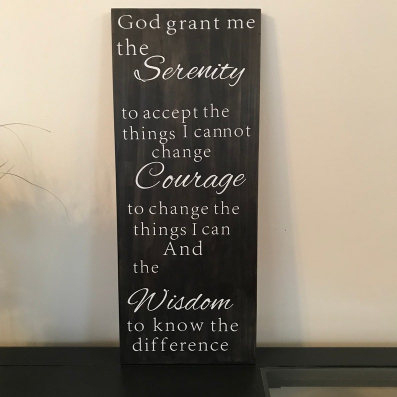 serenity-prayer-wood-sign-large-wall-hanging-etsy