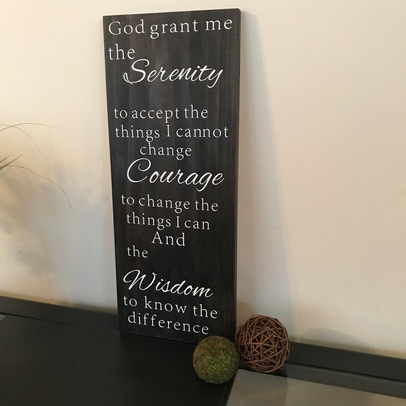 serenity-prayer-wood-sign-large-wall-hanging-etsy