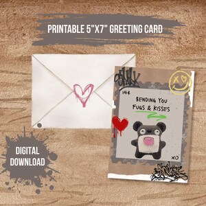 Cartão de felicitações personalizado inspirado no Fuggler
