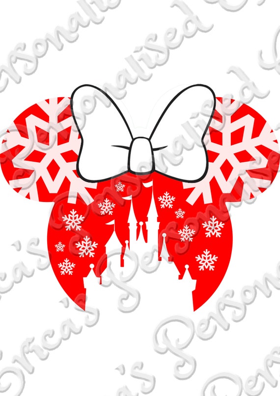 Download Minnie Christmas Design Template For Vinyl Crafts Digital Etsy PSD Mockup Templates