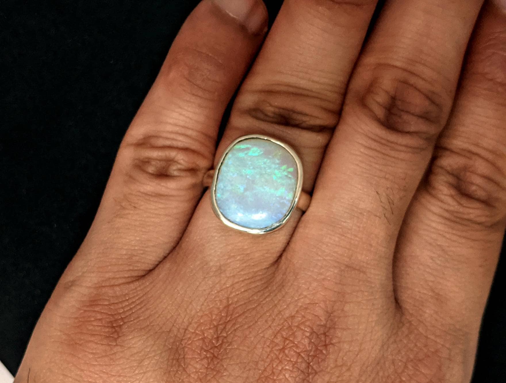 Online Ethiopian Opal Ring (ओपल अंगूठी) | Buy Certified Opal Ring
