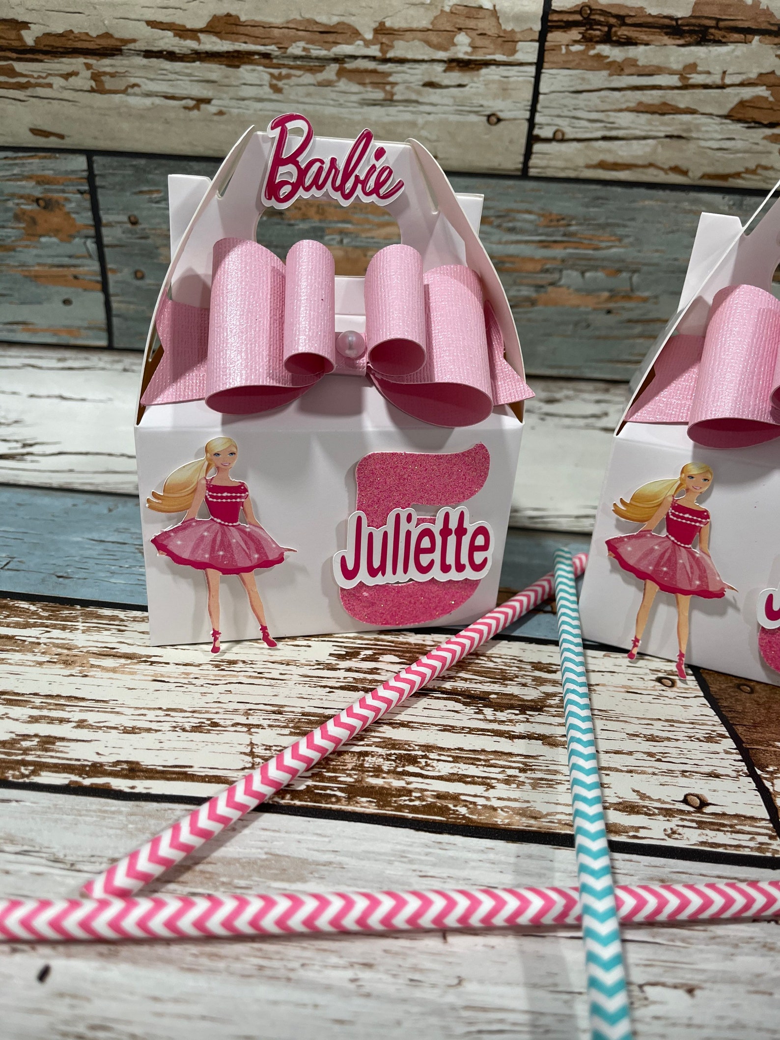 Barbie Party Favor Box Barbie Birthday Barbie Goody Box Barbie | Etsy