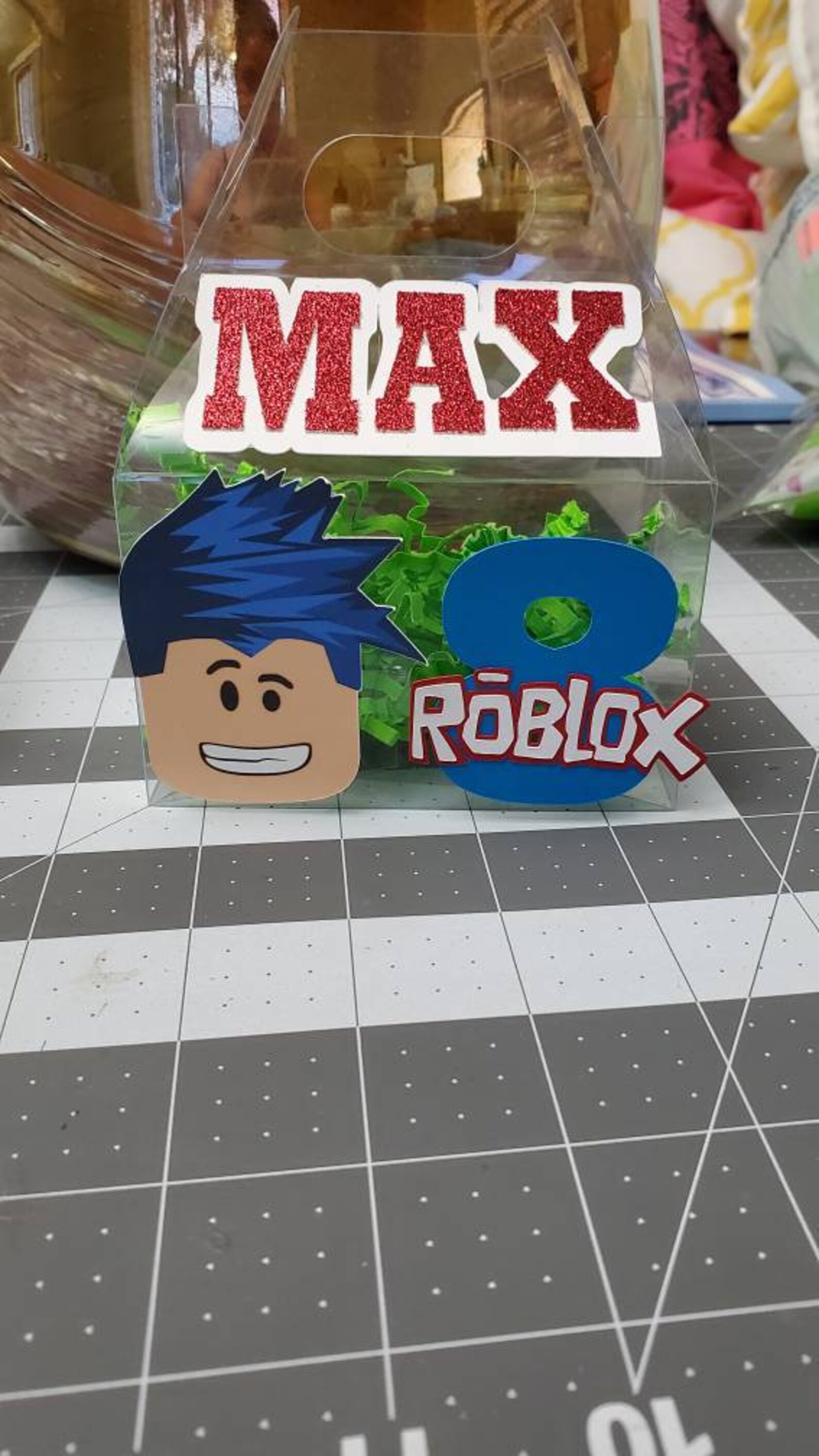 Roblox Party Favor Box Roblox Goody Box Roblox Birthday Box Etsy