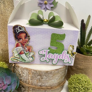 Princess Tiana party favor, Tiana goody bag, Princess Tiana birthday theme, Tiana birthday decorations, Tiana party, Tiana surprise box