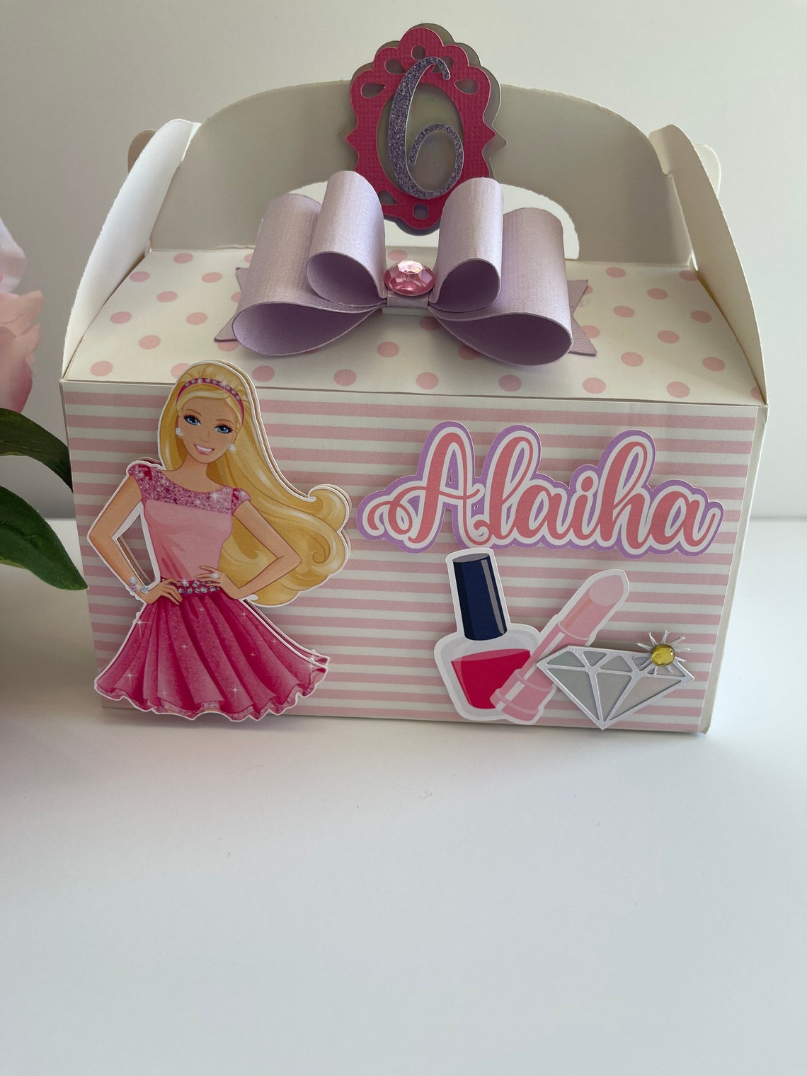 Barbie Party Favor Box Barbies Barbie Goodies Box Barbie - Etsy