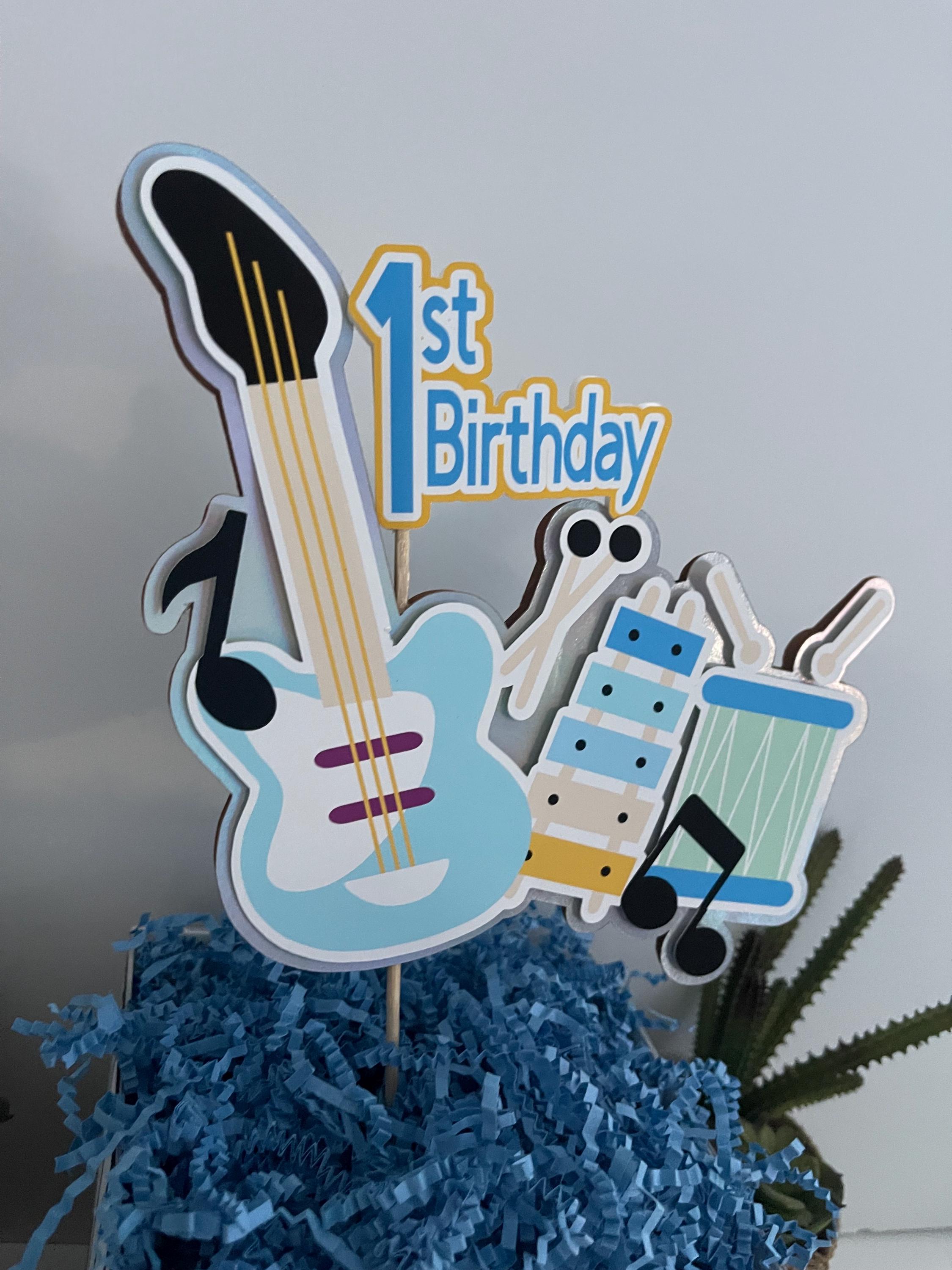 Music Birthday Decorations, Music Party Favor Box, Music Instruments ...