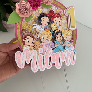 Baby Princess Cake Topper, Baby Princess Party Favor, Baby Princess Birthday Decoration, Baby Princess Birthday Theme, Princess Goody Box