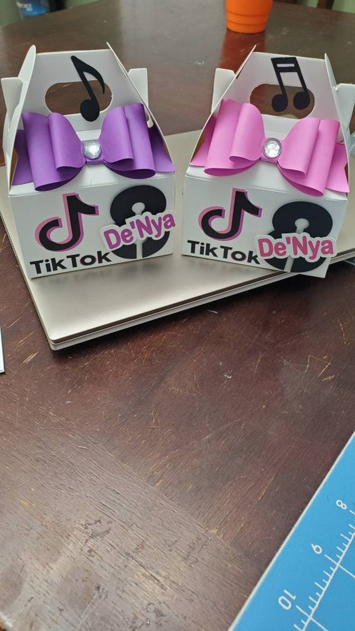 Boîte de partie de Tik Tok boîte de goody de Tik Tok boîte Etsy