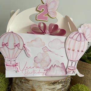 Heteluchtballon Feestbedankje, Heteluchtballon Verjaardagsversieringen, Heteluchtballon Verjaardagsthema, Heteluchtballon Goody Box,