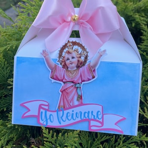 Scatola per bomboniere Divino Niño De Jesus, Decorazione per feste Divino Niño, Festa Divino Niño